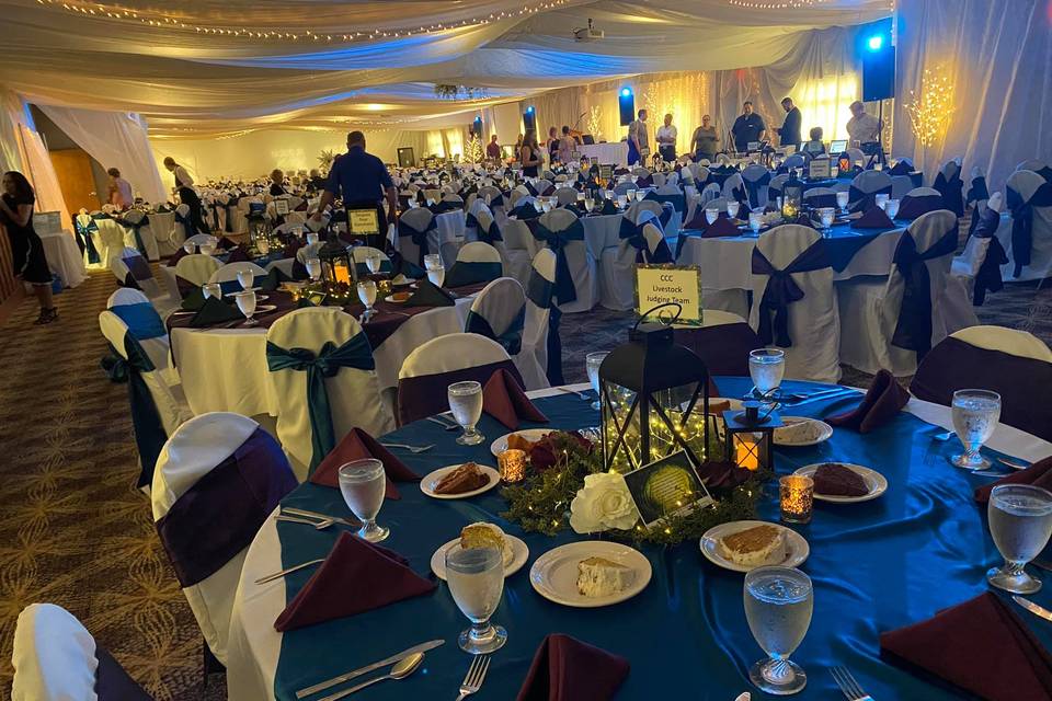 Themed benefit dinner