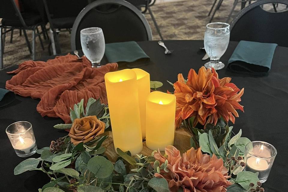 Fall themed centerpiece