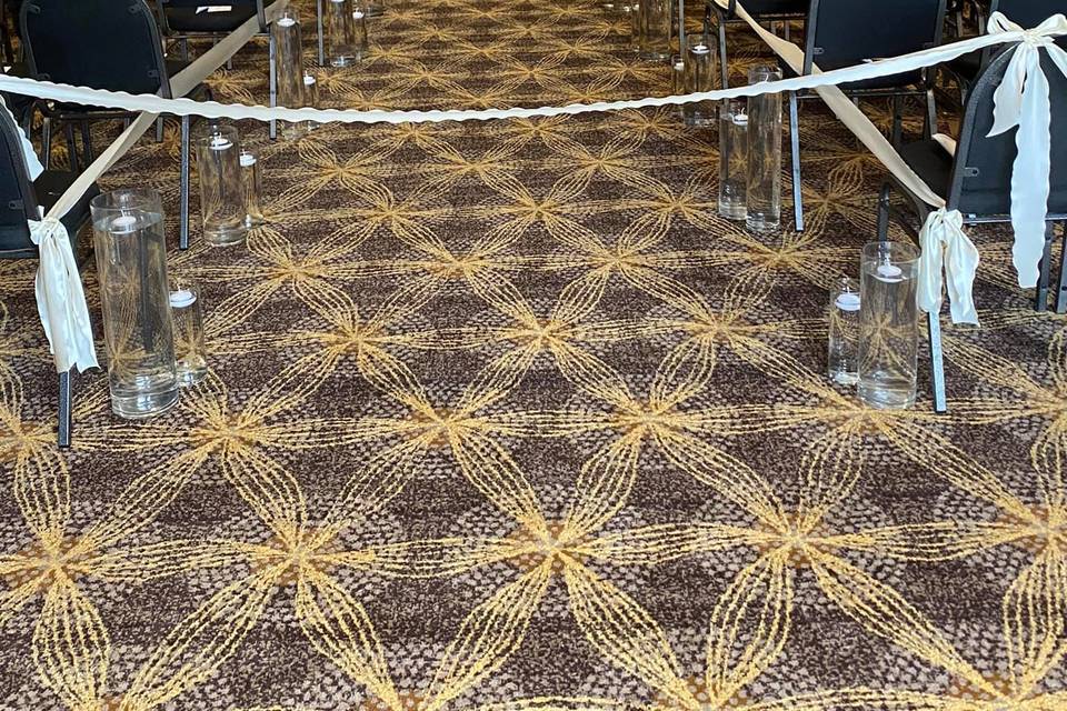 Smaller separate wedding