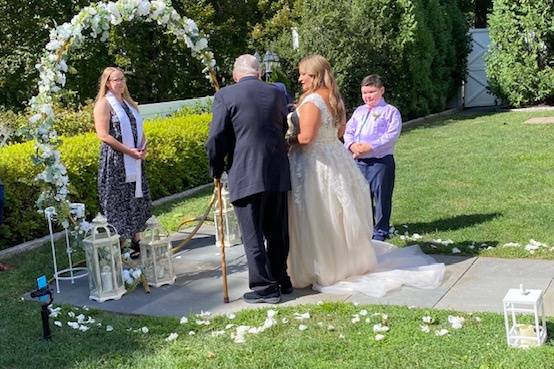 Outdoor ceremony