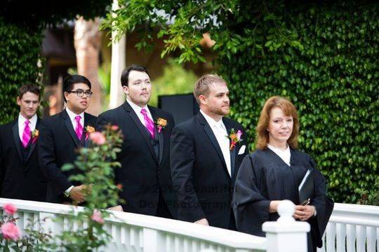 Entering the wedding