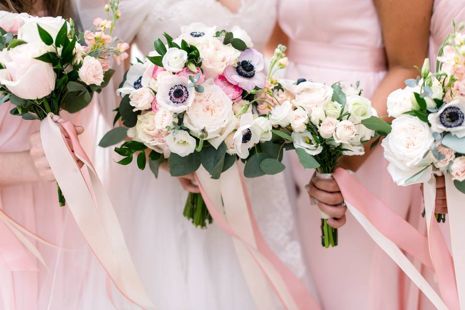 Bride & her maids