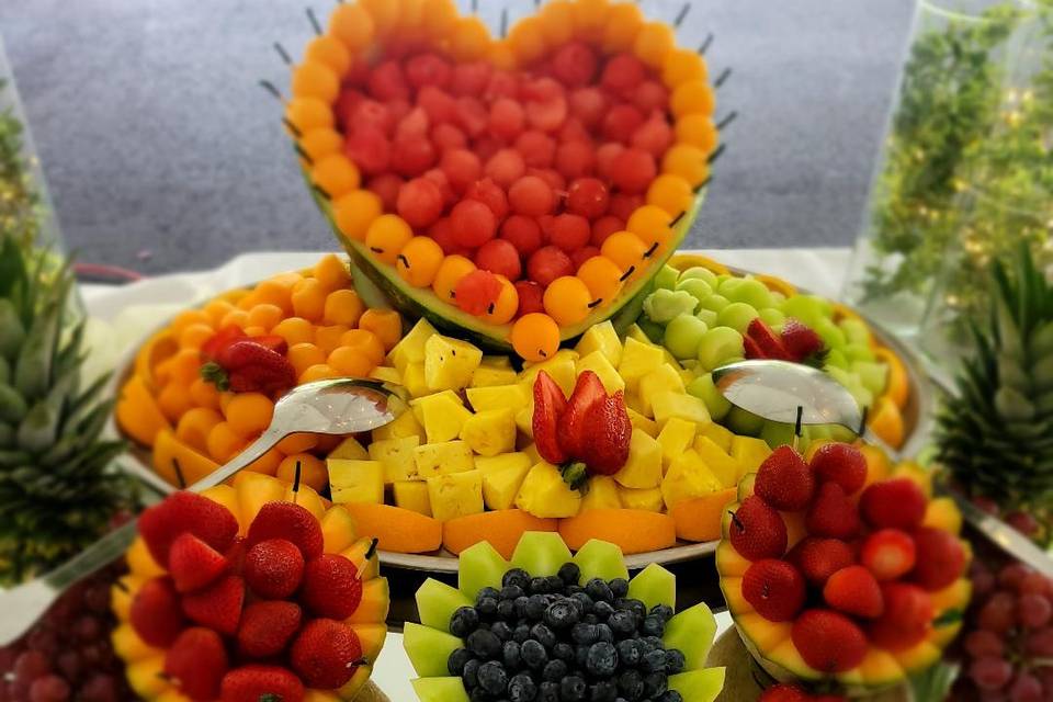 Bride & Groom Fruit Platter