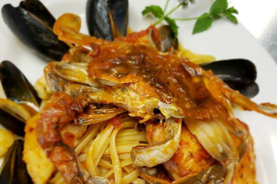 Seafood pasta