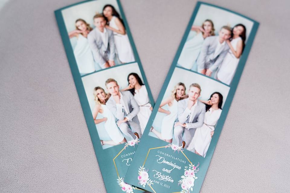 Photo Strips and a Guestbook!