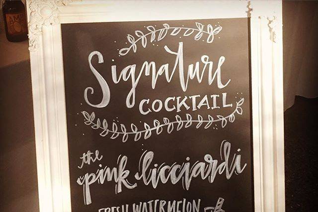 Signature cocktail