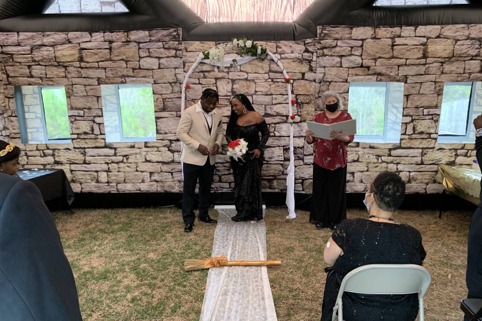 Jumping the broom