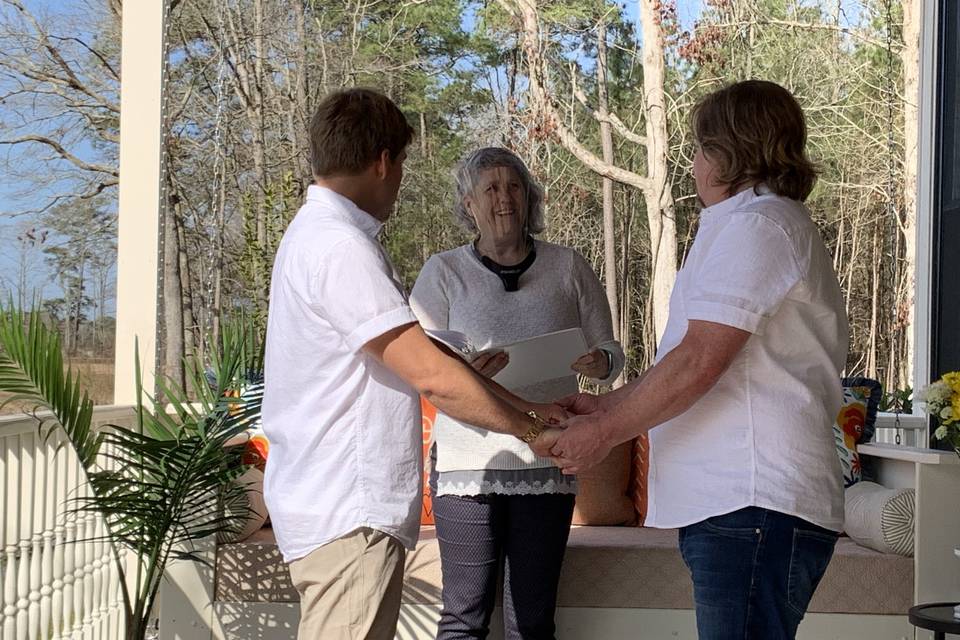 Porch Ceremony