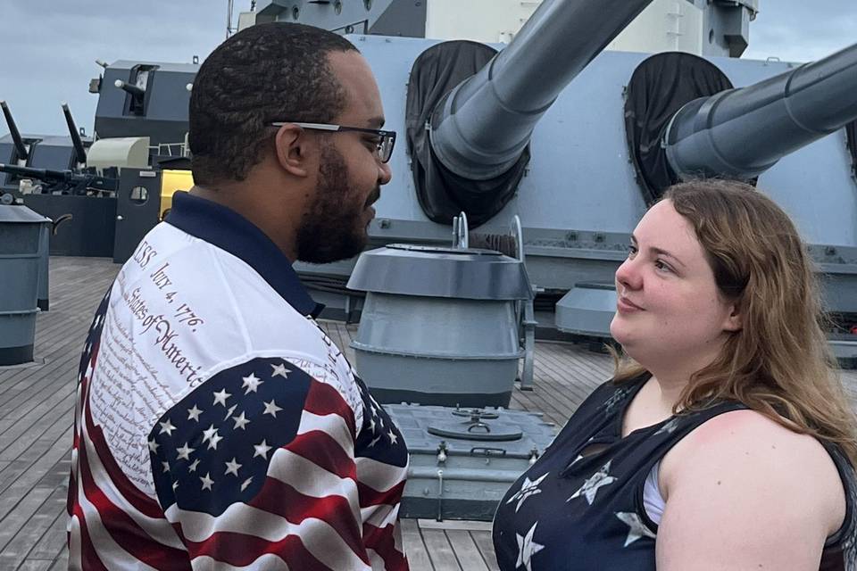 July 4th on USS N Carolina