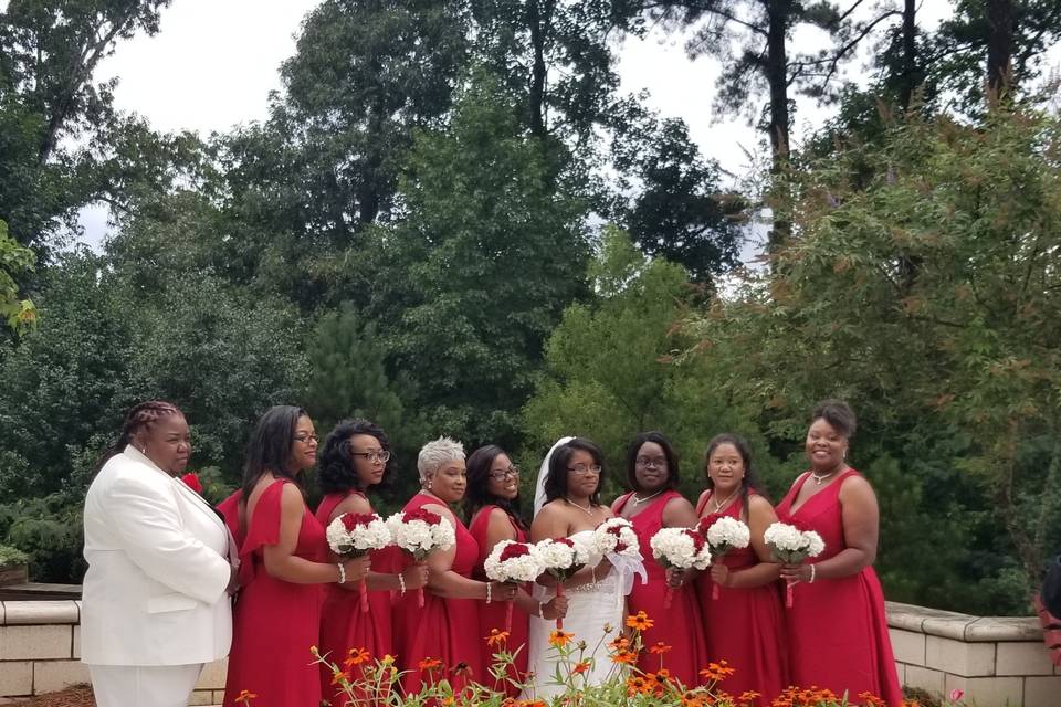 Dazzling in red and white