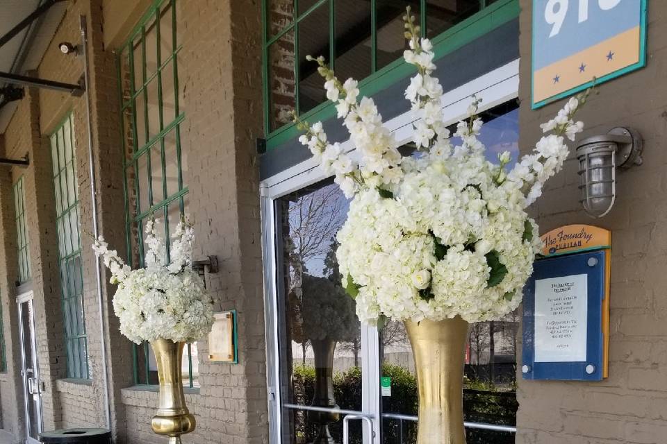 Floral entrance