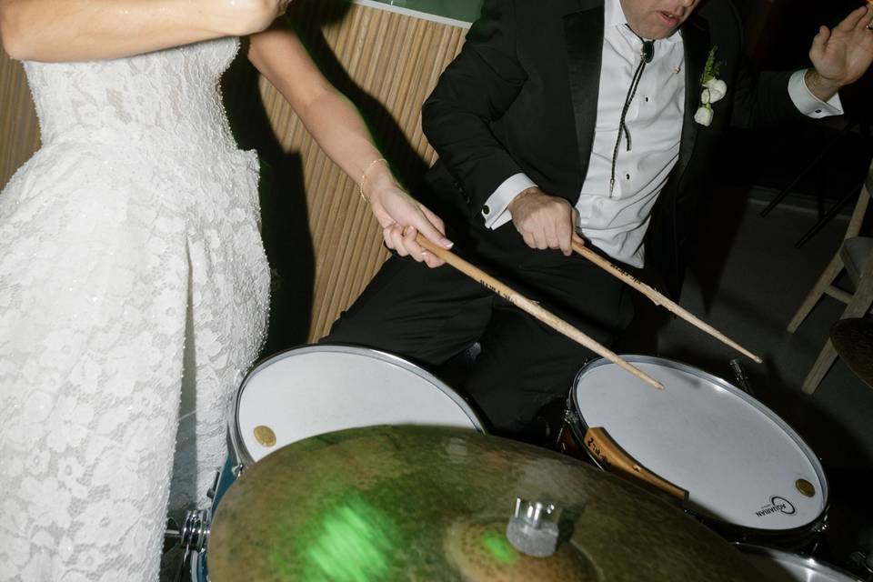 DJ and live band