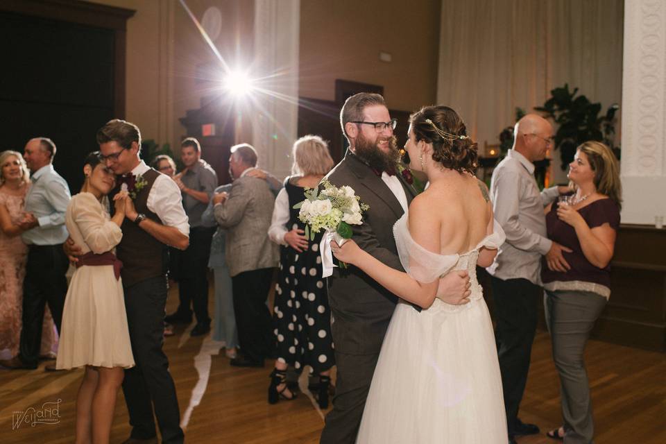 Couple dancing