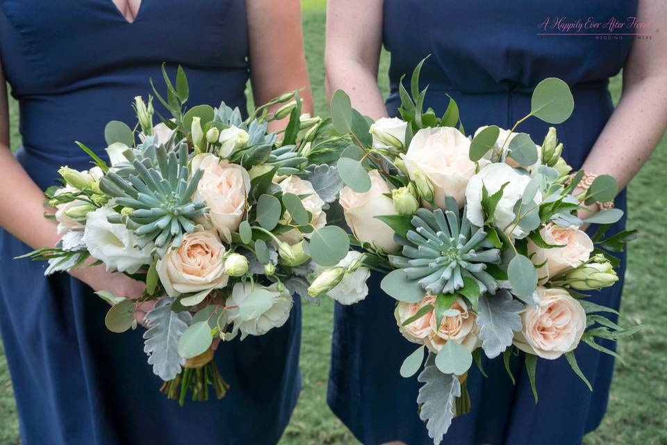 Succulent & Roses Bouquets