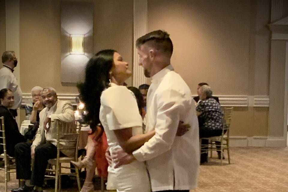 Bride & groom dance