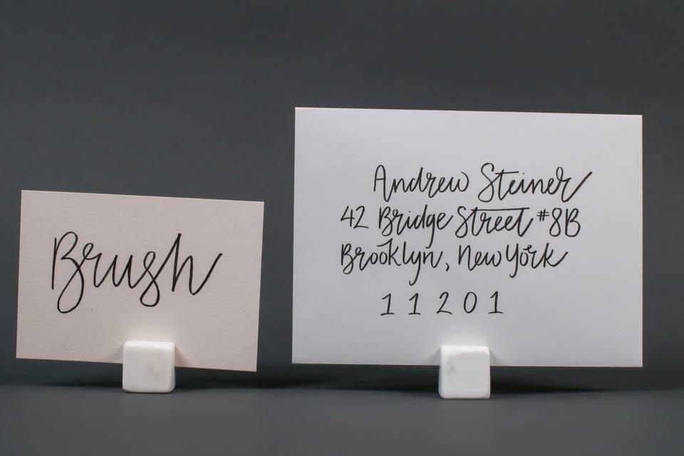 Brush Calligraphy Style