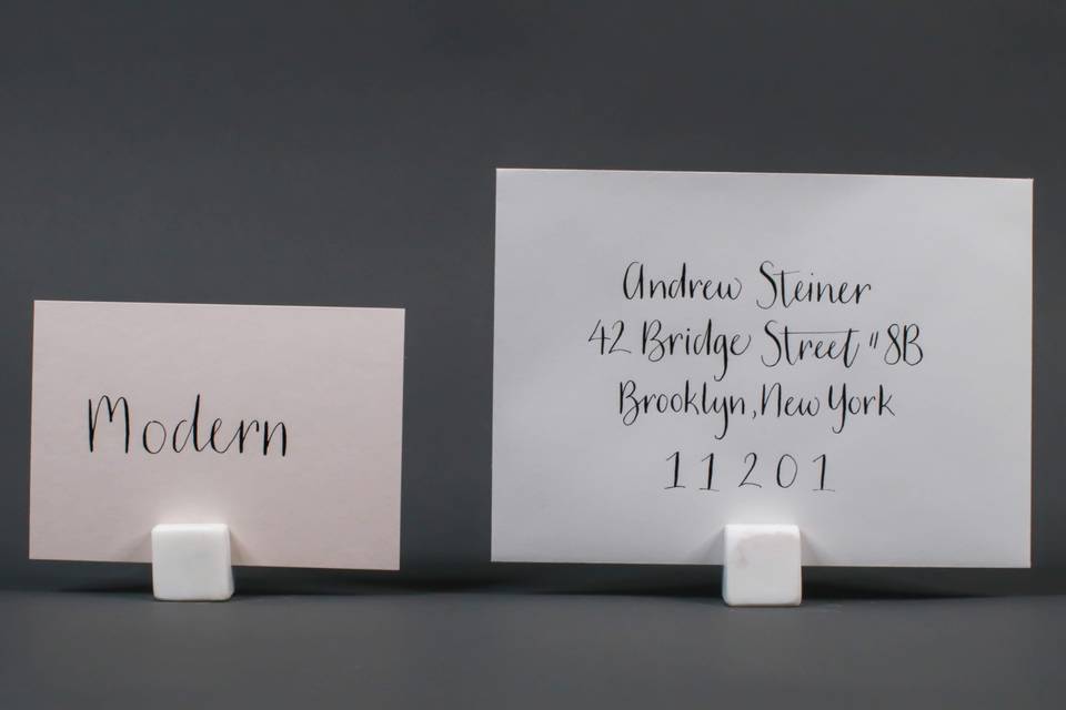 Modern Calligraphy Style