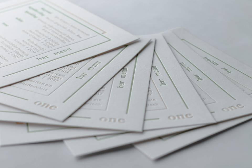 Two Tone Menu
