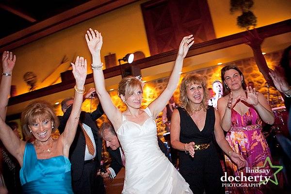 Bride and her ladies