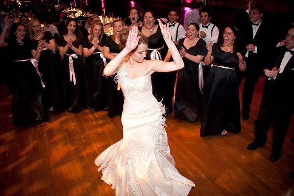 Bride on the dance floor