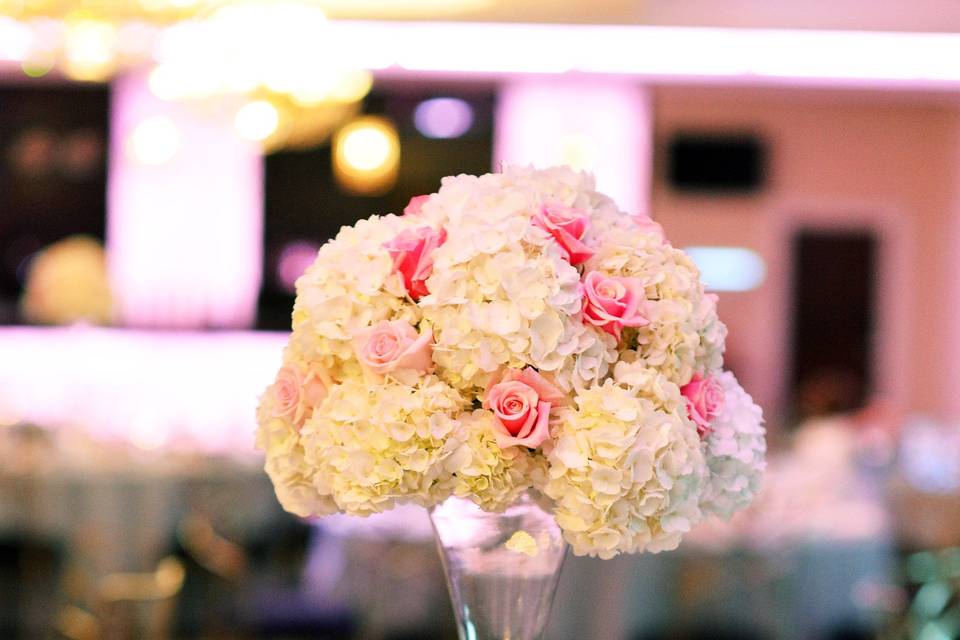 Tall crystal flowers