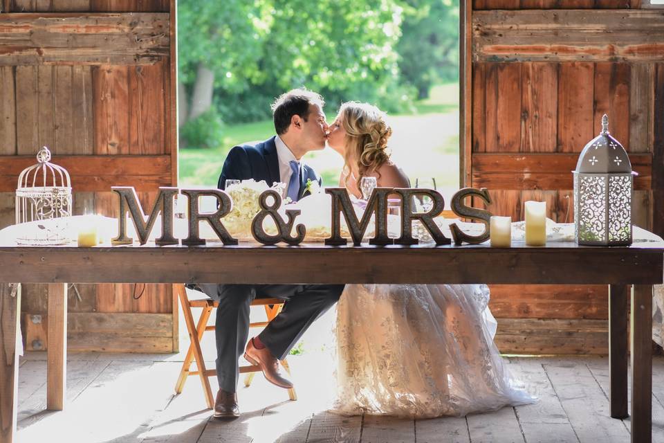 Lily and Bener- Shaker Barn