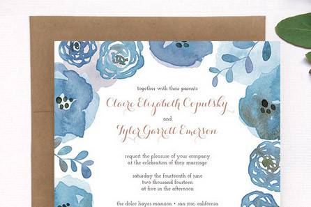 Garden Delight Wedding Invitation | Oubly.com