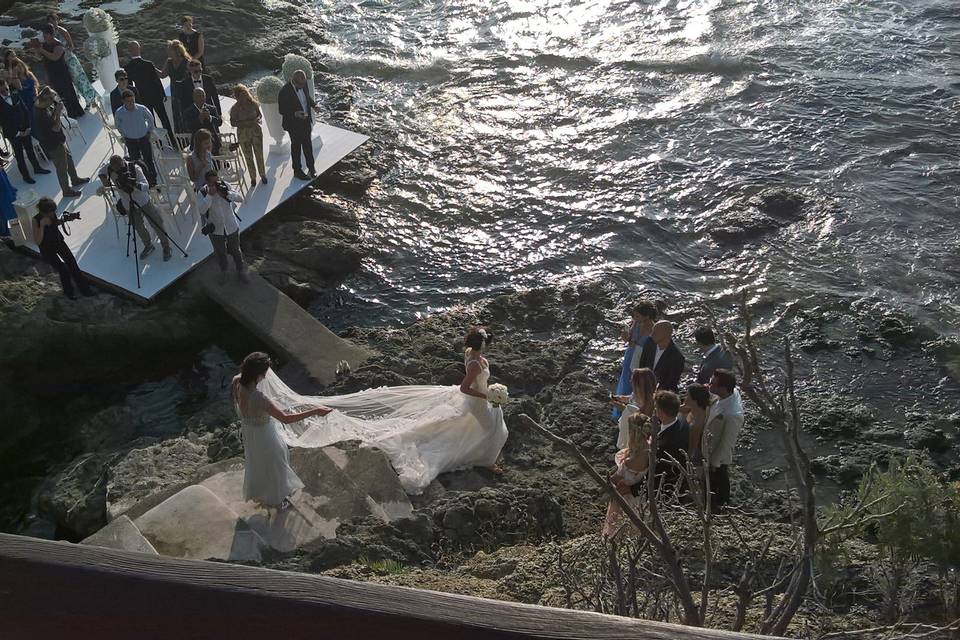 Coastal wedding