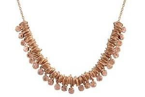 Bailey Necklace
Item #: 10247
Genuine Light Champagne Crystals. 18.3-21.5