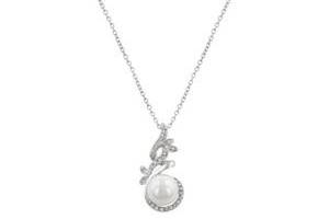 Shaylee Necklace
Item #: 10290
Genuine Shell Pearl and Clear Cubic Zirconia. 16-19