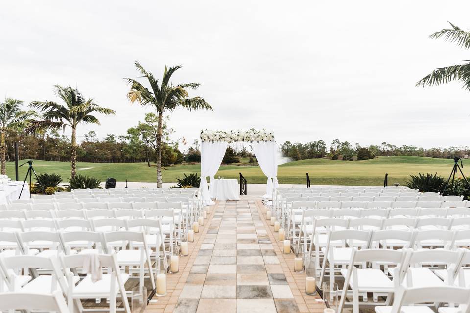 Outdoor ceremony