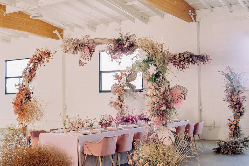 Florals & Fun Table Setup