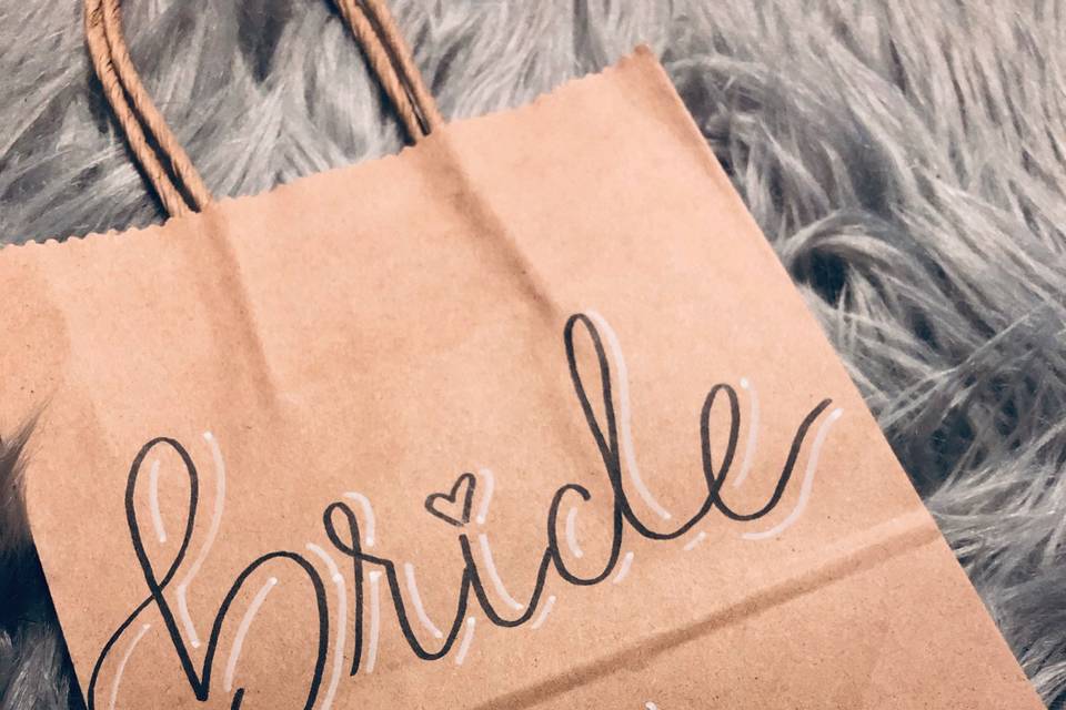 Bridal party bags