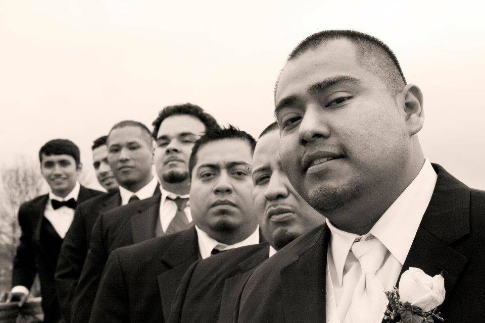 Groom and groomsmen