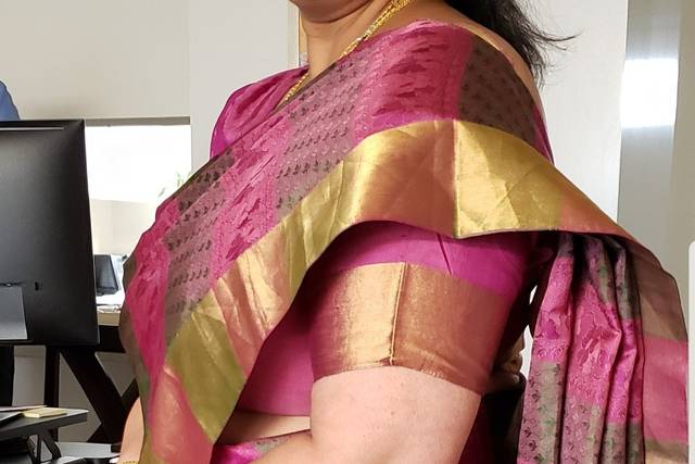 Stylist Kalpana Shah Performs Marathon Saree Draping for Straight 24 Hours  in 226 Different Styles Enters Record Books | FinancialContent Business Page