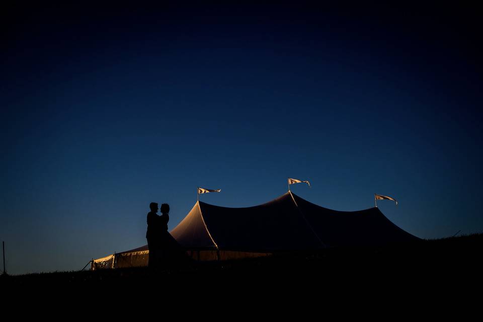 Abby & Chris - Tent Silo