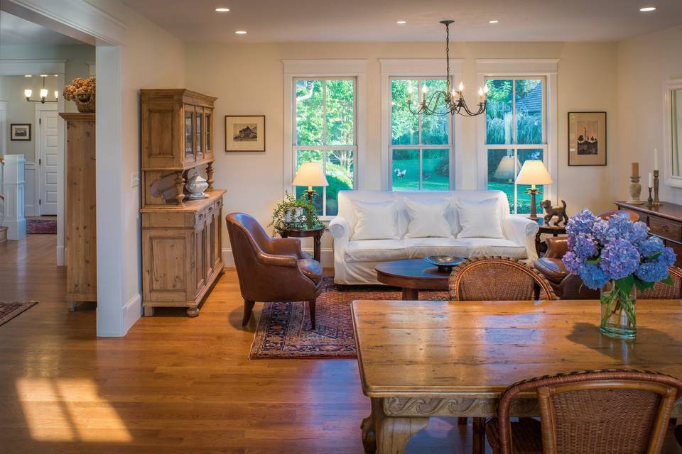 Dining room for guests