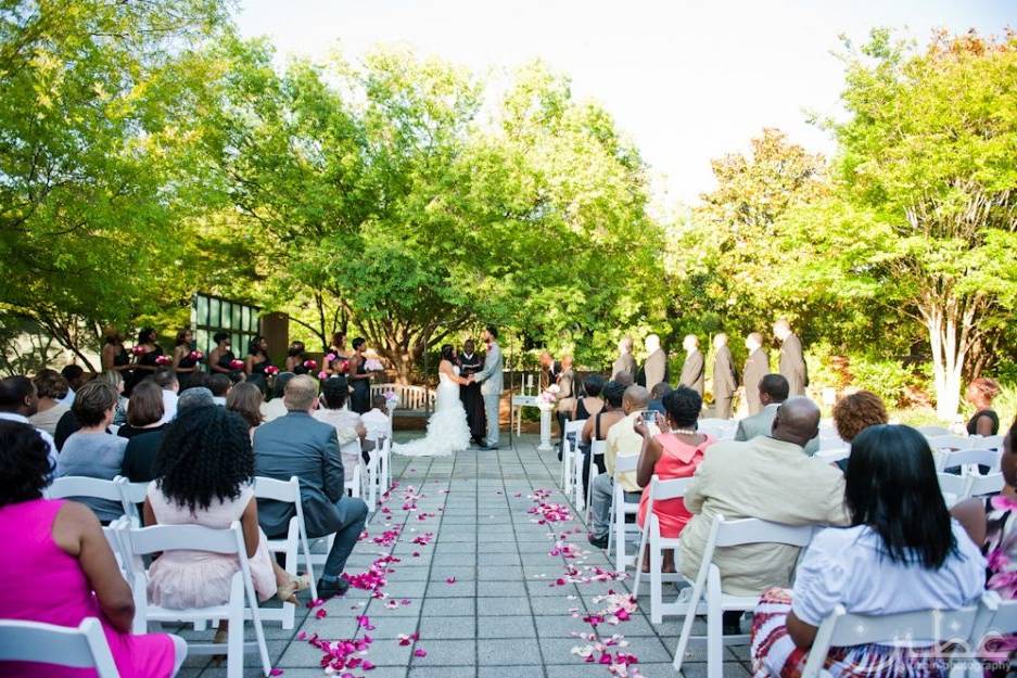 Wedding ceremony, Hudgens Center