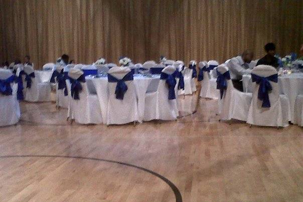 Banquet set up
