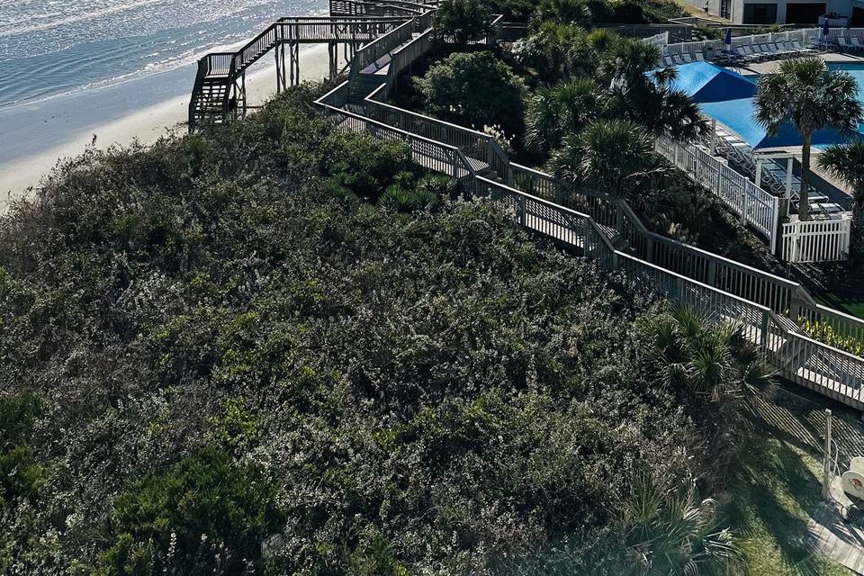 Overview of our beach access