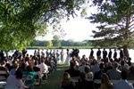 Wedding by the lake.