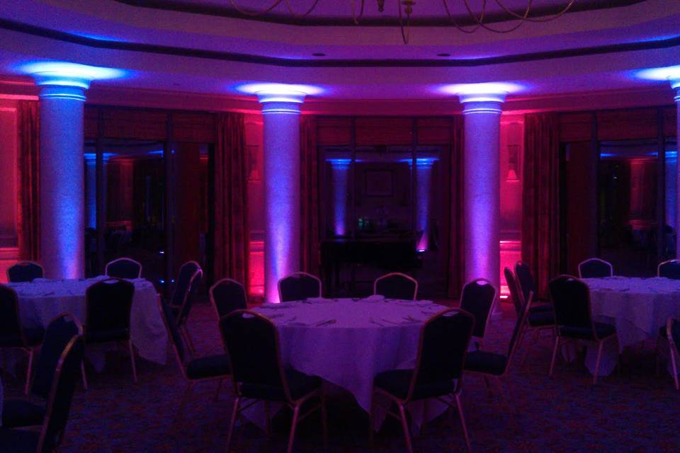 Wedding uplighting