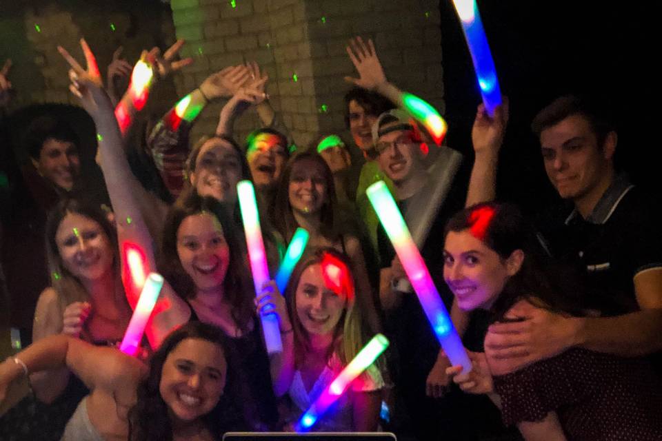 Brought some glow sticks!