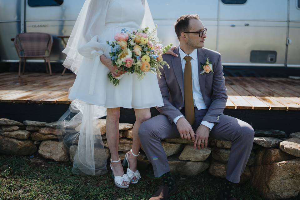 Retro wedding