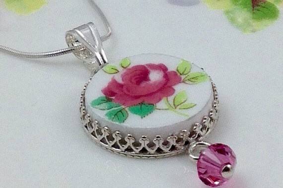 Unique and specially made for you, your bridal party,and parents from your own families china. Sterling Silver and vintage china.