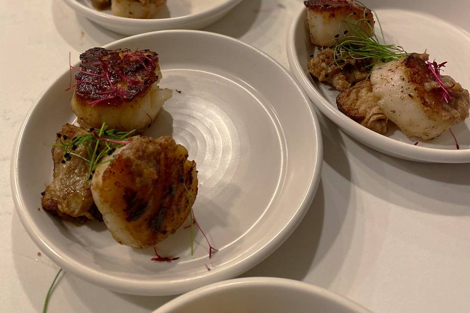 Mouthwatering scallops