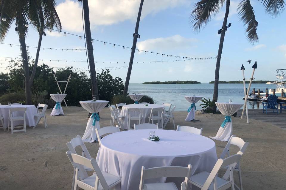 Beach reception