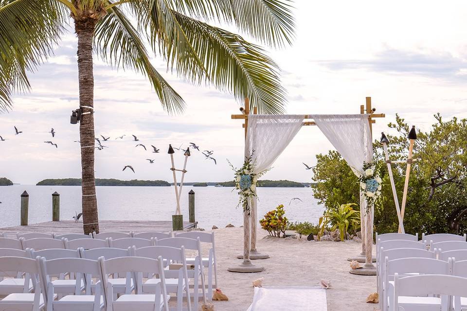 Beach ceremony