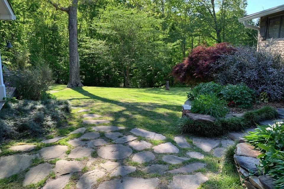 Lush garden backdrops