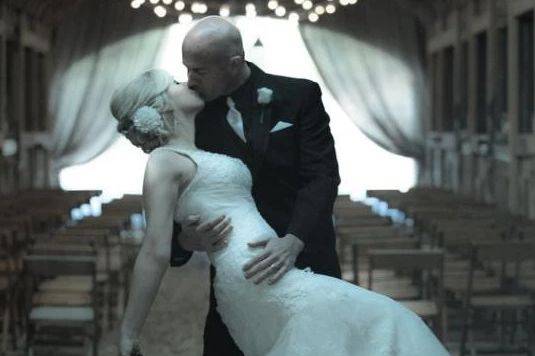 Couple kissing